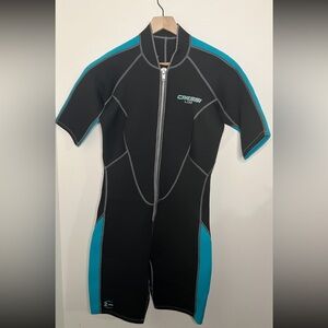 Women’s Cressi 2mm Wetsuit, size XXL, NWOT, black/teal